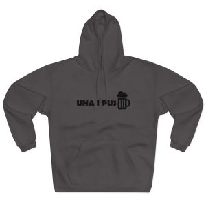 Sudadera con capucha cerrada - Antracita - Una i pus