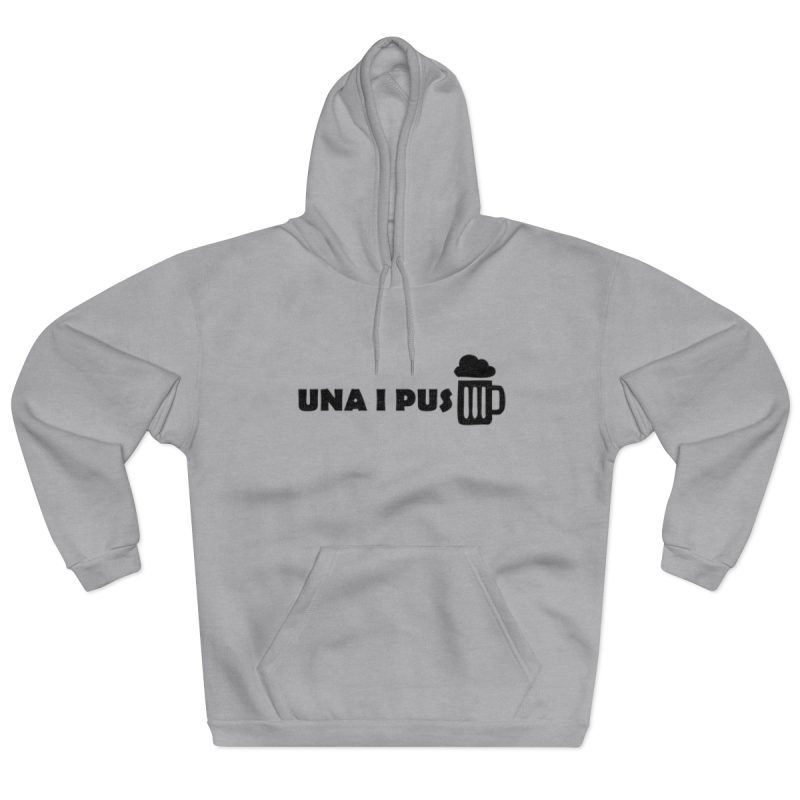 Sudadera con capucha cerrada - Gris jaspeado claro - Una i pus