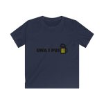 Camiseta infantil Softstyle - Azul marino - Camiseta «Una i pus» cervessa Camiseta infantil Softstyle - Azul marino - Camiseta «Una i pus» cervessa