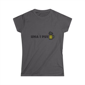 Camiseta mujer Softstyle - Gris marengo - Camiseta «Una i pus» cervessa