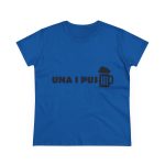 Camiseta mujer algodon medio - Azul royal - Una i pus Camiseta mujer algodon medio - Azul royal - Una i pus