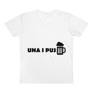 Camiseta hombre cuello de pico Presenter - Blanco - Una i pus
