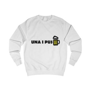Sudadera clasica - Blanco artico - Camiseta «Una i pus» cervessa