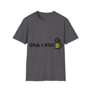 Camiseta Softstyle - Gris marengo - Camiseta «Una i pus» cervessa
