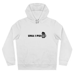 Sudadera con capucha King - Blanco - Una i pus