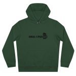 Sudadera con capucha King - Verde botella - Una i pus