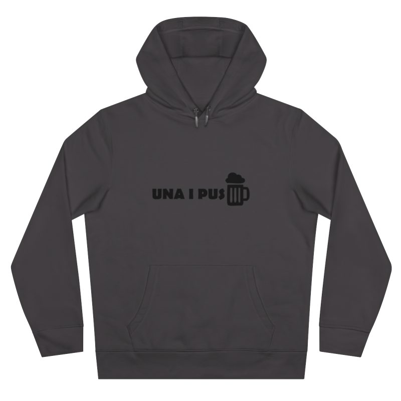 Sudadera con capucha King - Gris asfalto - Una i pus