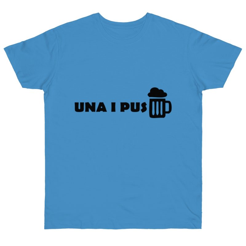 Camiseta punto liso - Azul celeste - Una i pus
