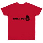 Camiseta punto liso - Rojo profundo - Una i pus