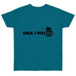 Camiseta punto liso - Azul diva - Una i pus