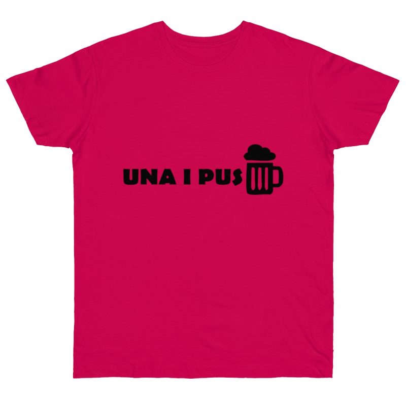 Camiseta punto liso - Fucsia - Una i pus