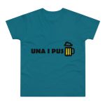 Camiseta hombre punto liso - Azul diva - Camiseta «Una i pus» cervessa Camiseta hombre punto liso - Azul diva - Camiseta «Una i pus» cervessa