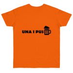 Camiseta punto liso - Naranja - Una i pus