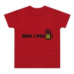 Camiseta hombre punto liso - Rojo - Camiseta «Una i pus» cervessa Camiseta hombre punto liso - Rojo - Camiseta «Una i pus» cervessa