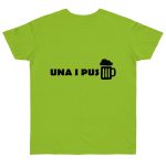 Camiseta punto liso - Verde orquidea - Una i pus