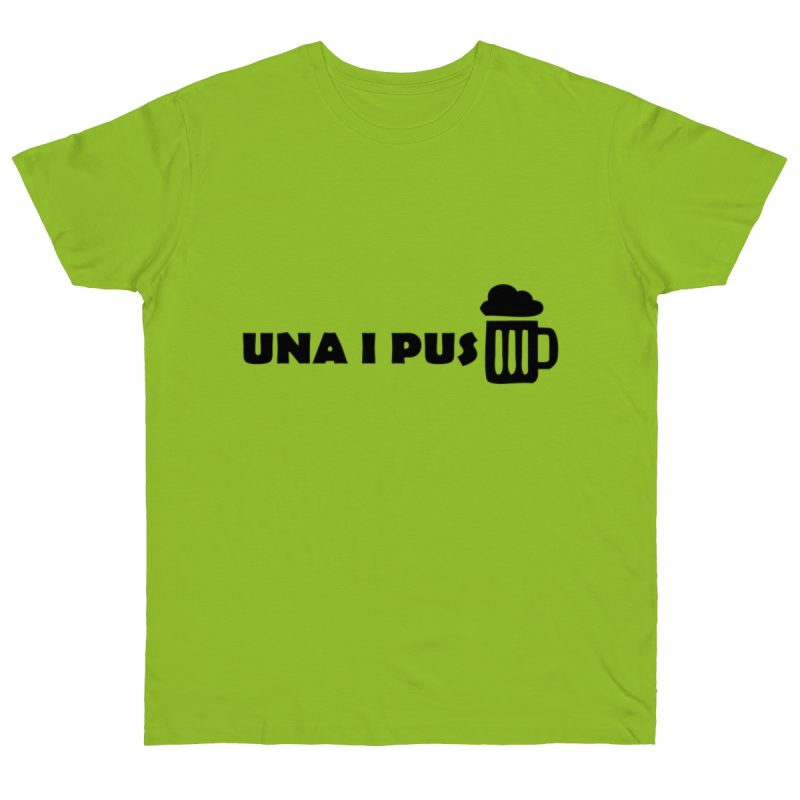 Camiseta punto liso - Verde orquidea - Una i pus