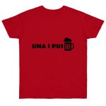 Camiseta punto liso - Rojo - Una i pus