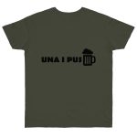 Camiseta punto liso - Caqui urbano - Una i pus
