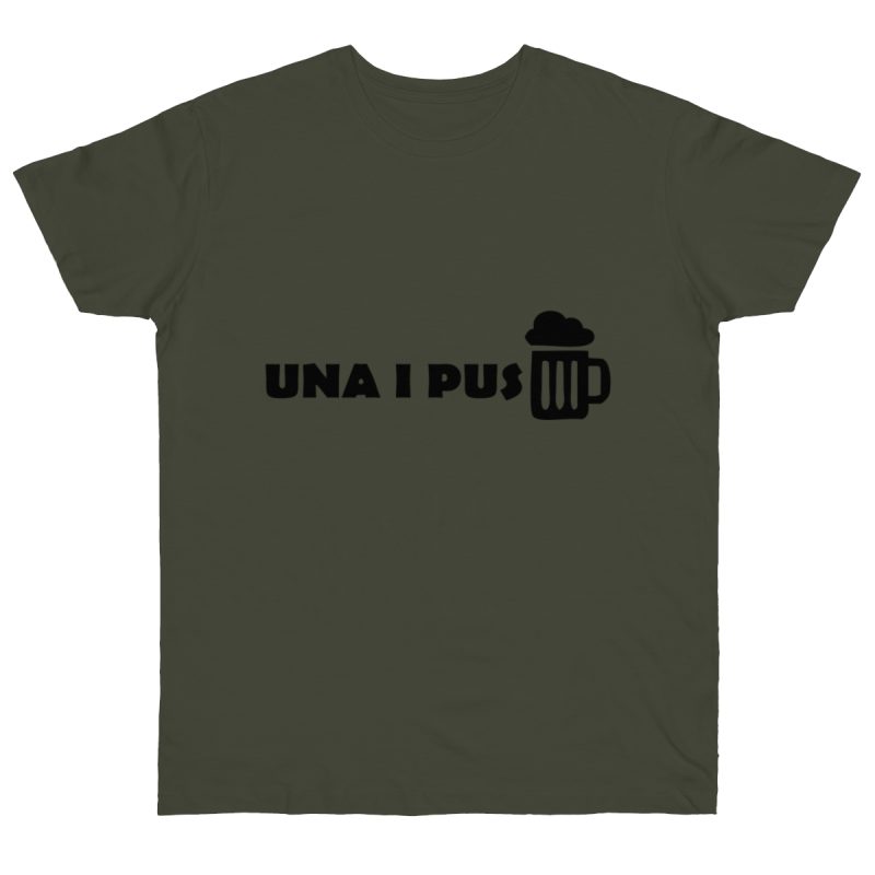 Camiseta punto liso - Caqui urbano - Una i pus