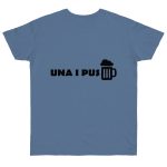Camiseta punto liso - Azul vaquero - Una i pus