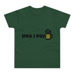 Camiseta hombre punto liso - Verde botella - Camiseta «Una i pus» cervessa Camiseta hombre punto liso - Verde botella - Camiseta «Una i pus» cervessa