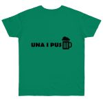 Camiseta punto liso - Verde Kelly - Una i pus