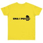 Camiseta punto liso - Amarillo solar - Una i pus