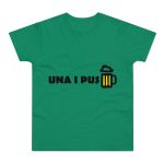 Camiseta hombre punto liso - Verde Kelly - Camiseta «Una i pus» cervessa Camiseta hombre punto liso - Verde Kelly - Camiseta «Una i pus» cervessa