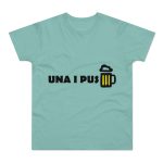 Camiseta hombre punto liso - Verde menta - Camiseta «Una i pus» cervessa Camiseta hombre punto liso - Verde menta - Camiseta «Una i pus» cervessa