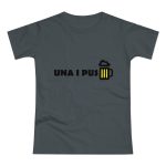 Camiseta mujer punto liso - Gris oscuro - Camiseta «Una i pus» cervessa