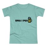 Camiseta mujer punto liso - Verde menta - Camiseta «Una i pus» cervessa
