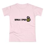 Camiseta mujer punto liso - Rosa orquidea - Camiseta «Una i pus» cervessa