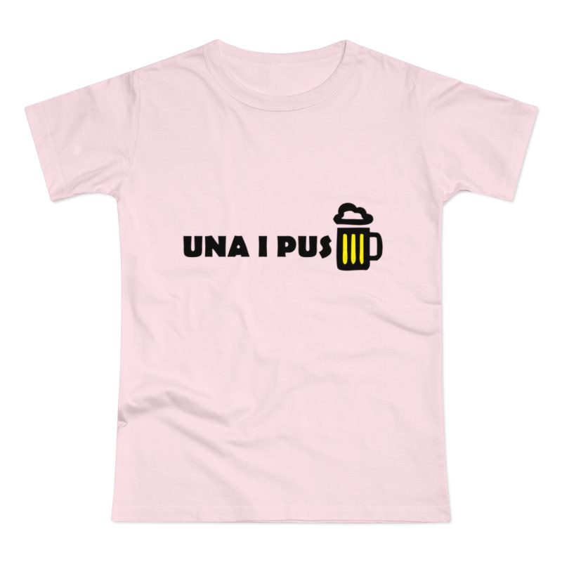 Camiseta mujer punto liso - Rosa orquidea - Camiseta «Una i pus» cervessa