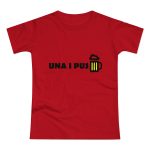 Camiseta mujer punto liso - Rojo - Camiseta «Una i pus» cervessa