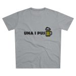 Camiseta hombre corte moderno - Gris Oxford claro - Camiseta «Una i pus» cervessa