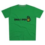 Camiseta hombre corte moderno - Verde Kelly - Camiseta «Una i pus» cervessa