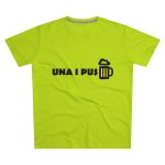 Camiseta hombre corte moderno - Verde lima - Camiseta «Una i pus» cervessa