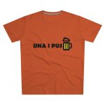 Camiseta hombre corte moderno - Naranja - Camiseta «Una i pus» cervessa