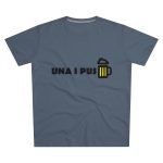 Camiseta hombre corte moderno - Azul marino - Camiseta «Una i pus» cervessa