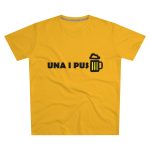 Camiseta hombre corte moderno - Amarillo girasol - Camiseta «Una i pus» cervessa