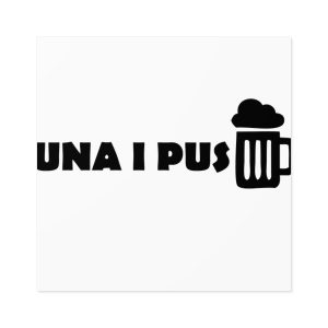 Pegatinas laminadas cuadradas - Una i pus