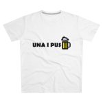 Camiseta hombre corte moderno - Blanco - Camiseta «Una i pus» cervessa