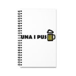 Cuaderno de espiral - Camiseta «Una i pus» cervessa