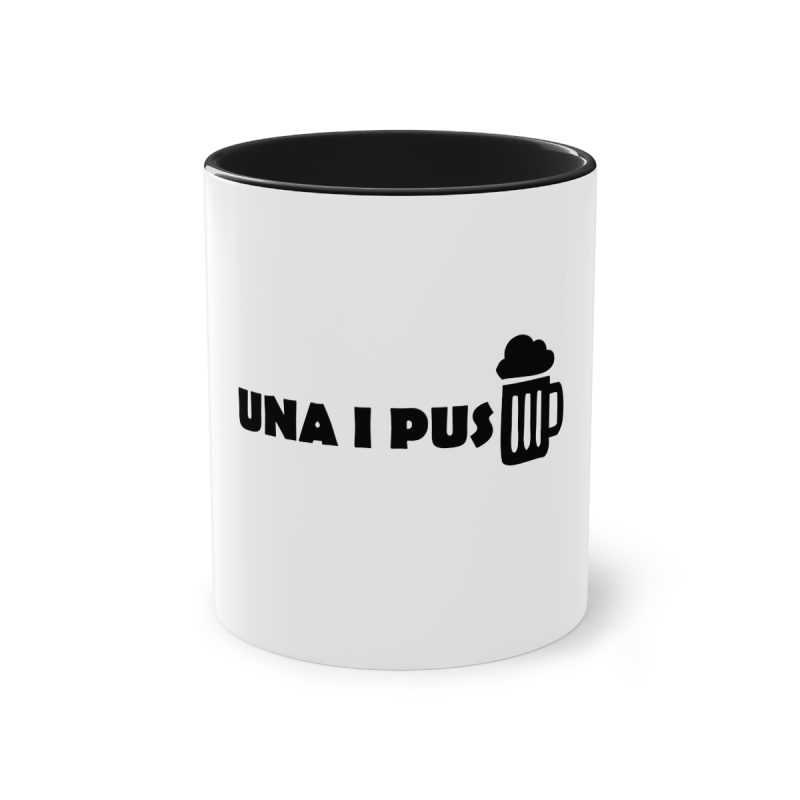 Taza bicolor - Negro - Una i pus Taza bicolor - Negro - Una i pus