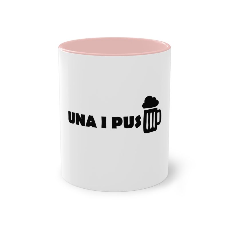 Taza bicolor - Rosa - Una i pus