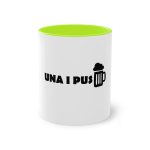 Taza bicolor - Verde claro - Una i pus Taza bicolor - Verde claro - Una i pus