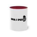 Taza bicolor - Granate - Una i pus Taza bicolor - Granate - Una i pus
