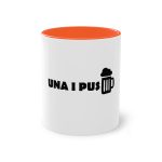 Taza bicolor - Naranja - Una i pus Taza bicolor - Naranja - Una i pus