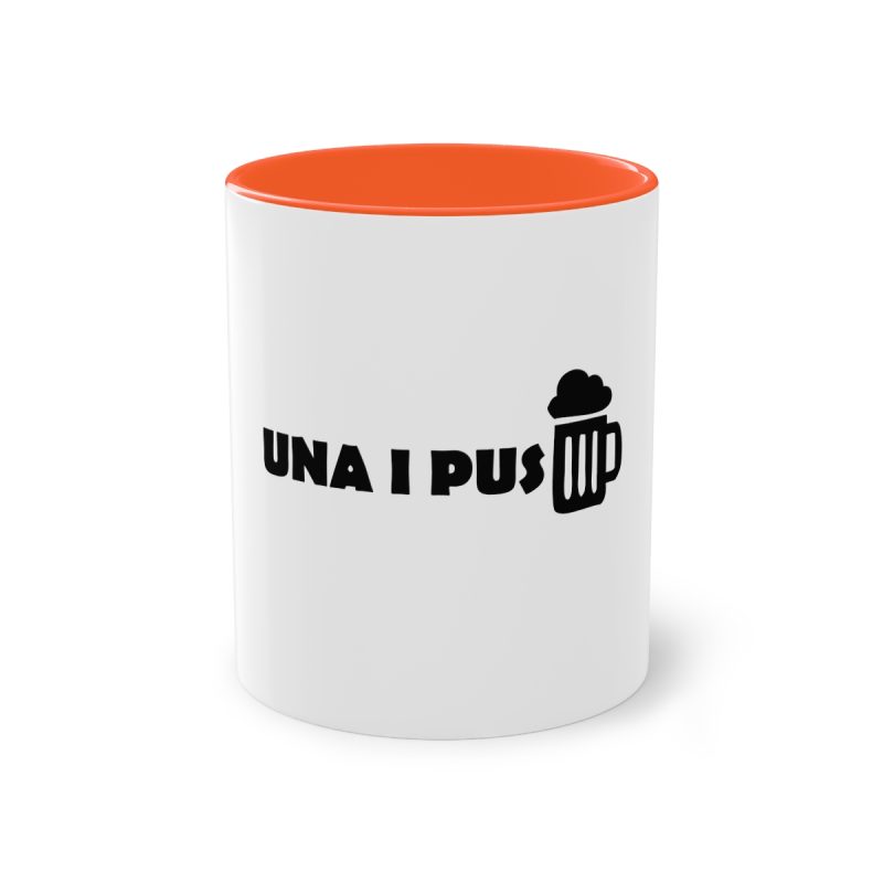 Taza bicolor - Naranja - Una i pus