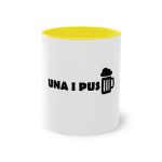 Taza bicolor - Amarillo - Una i pus Taza bicolor - Amarillo - Una i pus